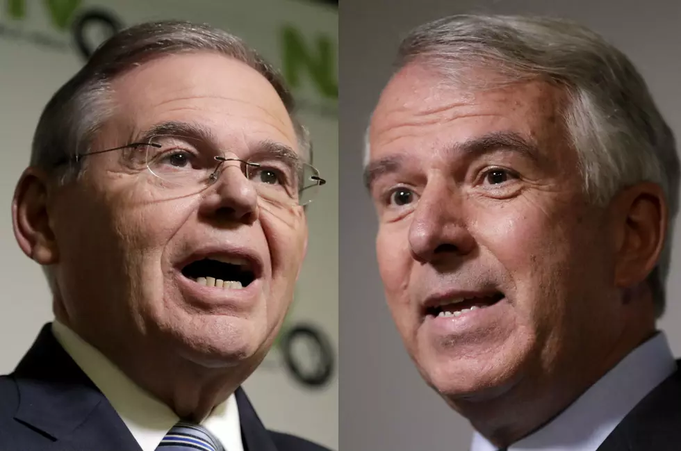 The counties that gave Menendez and Hugin the most votes