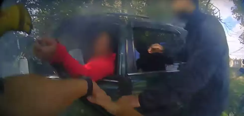 Hero cop saves women from burning car just in time