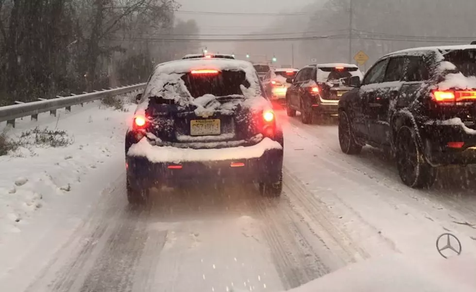 NJ's first snow of season: Hundreds of accidents, closed bridges