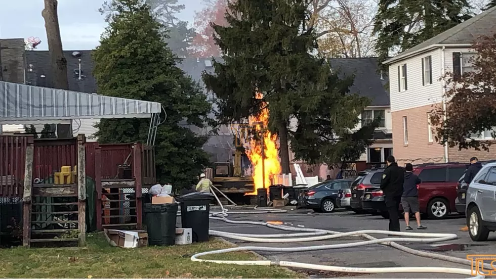 Fire Erupts After Lakewood Gas Line Struck