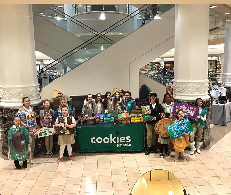 Who stole $1,000 from NJ Girl Scouts selling cookies at a mall?