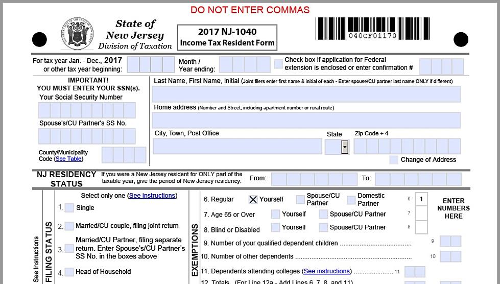 New Jersey State Tax Form 2023 Printable Forms Free Online