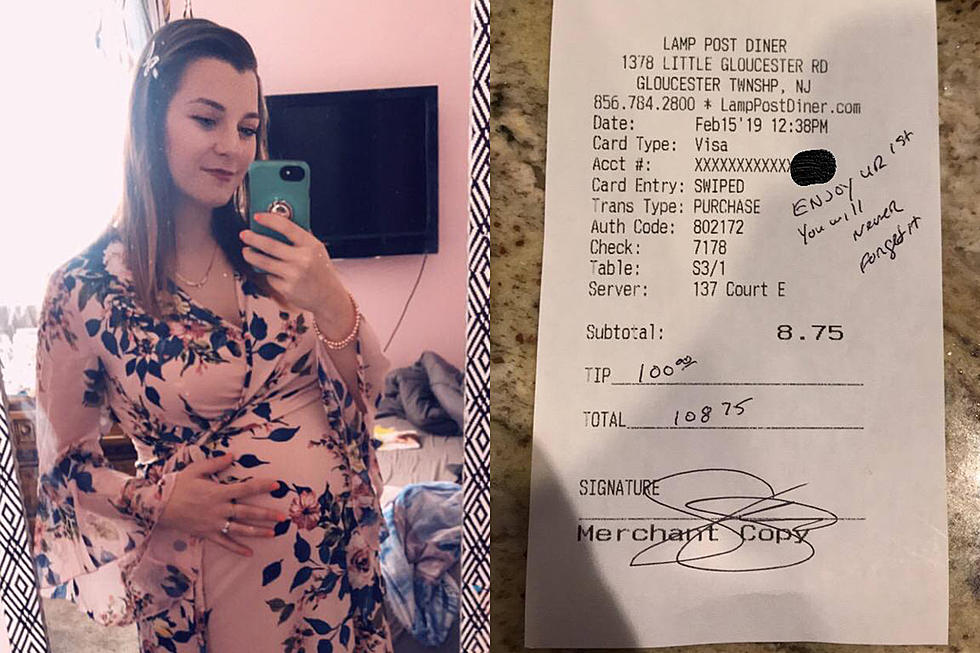 'Tears of Joy' — Anonymous cop leaves pregnant waitress $100 tip
