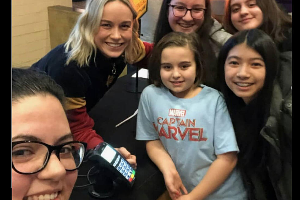 Captain Marvel in Clifton: superhero star surprised NJ movie fans