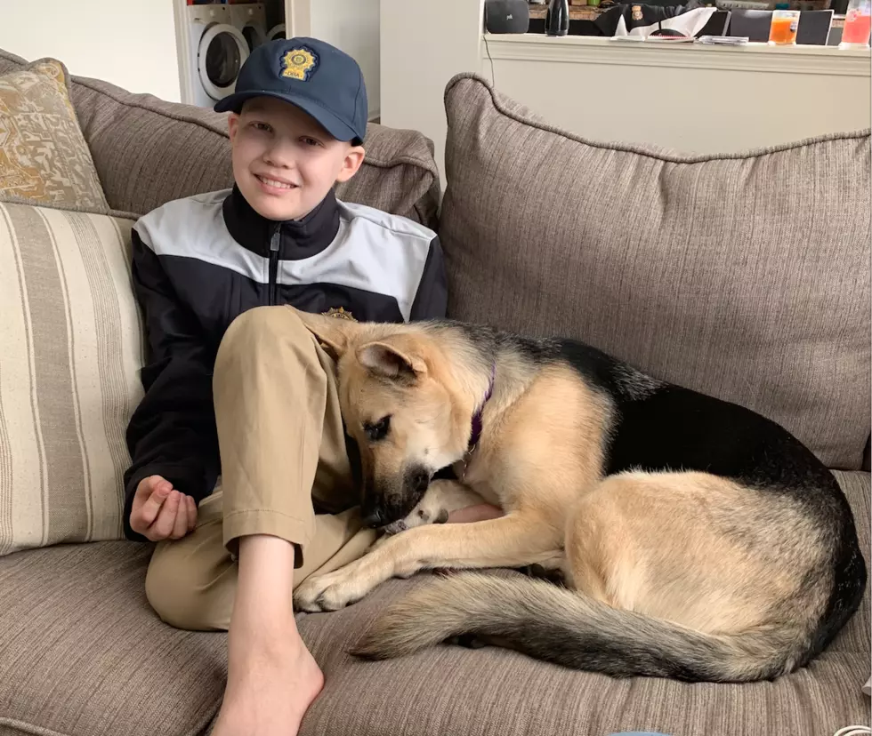 JCPD delivers new dog to 12 year old with cancer