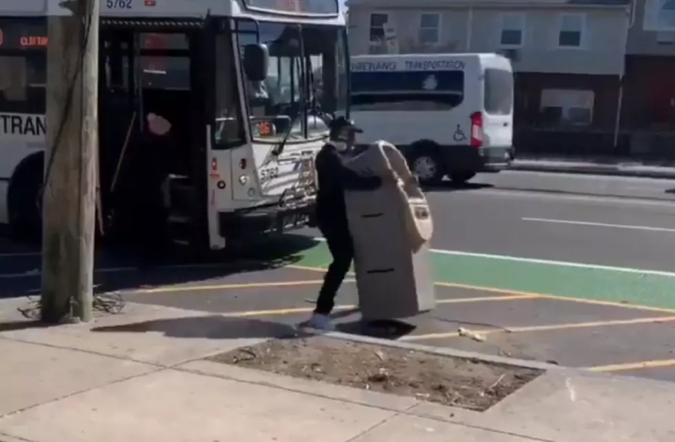 Man Tries to Drag ATM onto Bus in Prank on NJ Transit