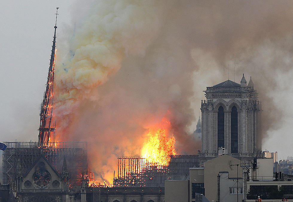 NJ students at Notre Dame just before massive fire