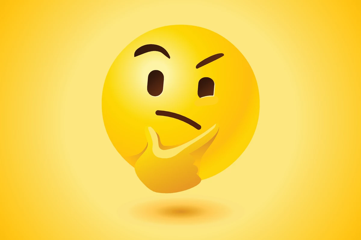 emoji confused thinking face yellow vector test illustrations icon clip expression worldemojiday think expertise say emojis pronounce thought captions shows