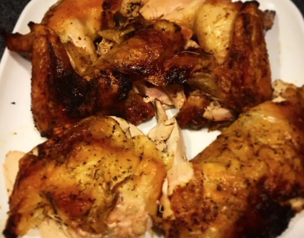 Eric Scott's grilled beer can chicken