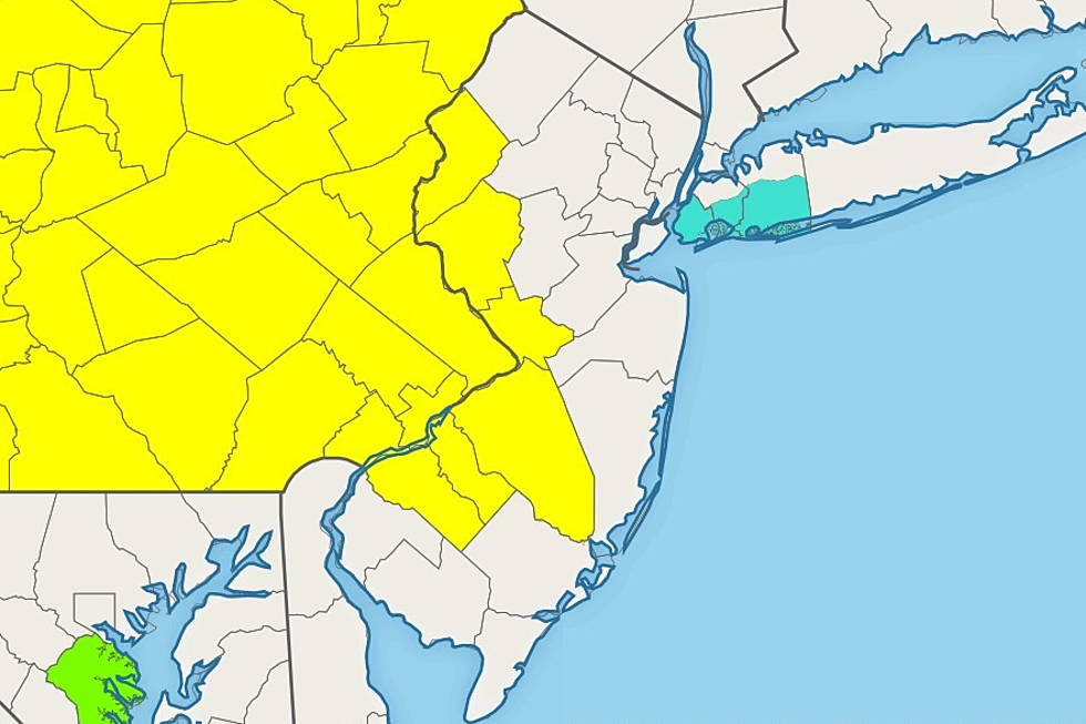 Tornado Watch issued for western NJ until 10 p.m. Tuesday