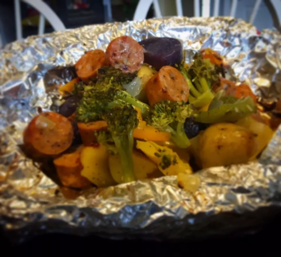 Foodie Friday - Foil pouch chorizo and roasted veggies (Keto frie