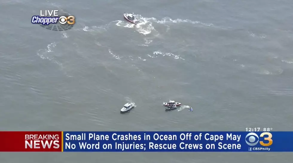 Plane crashes into ocean off Cape May