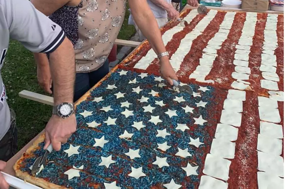 Union County restaurant may have set record with giant USA flag pizza