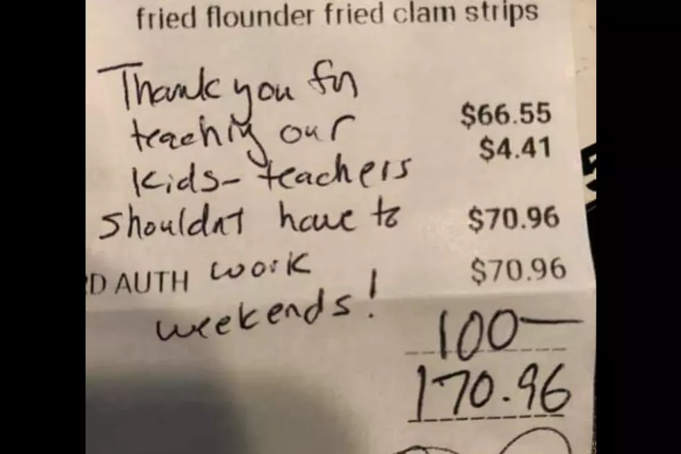 $100 tip to teacher who waitresses seems a little curious (Opinion)