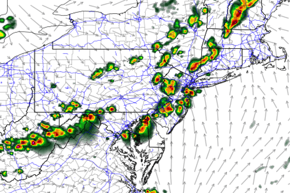Sunday turns stormy: Severe thunderstorms possible again for NJ