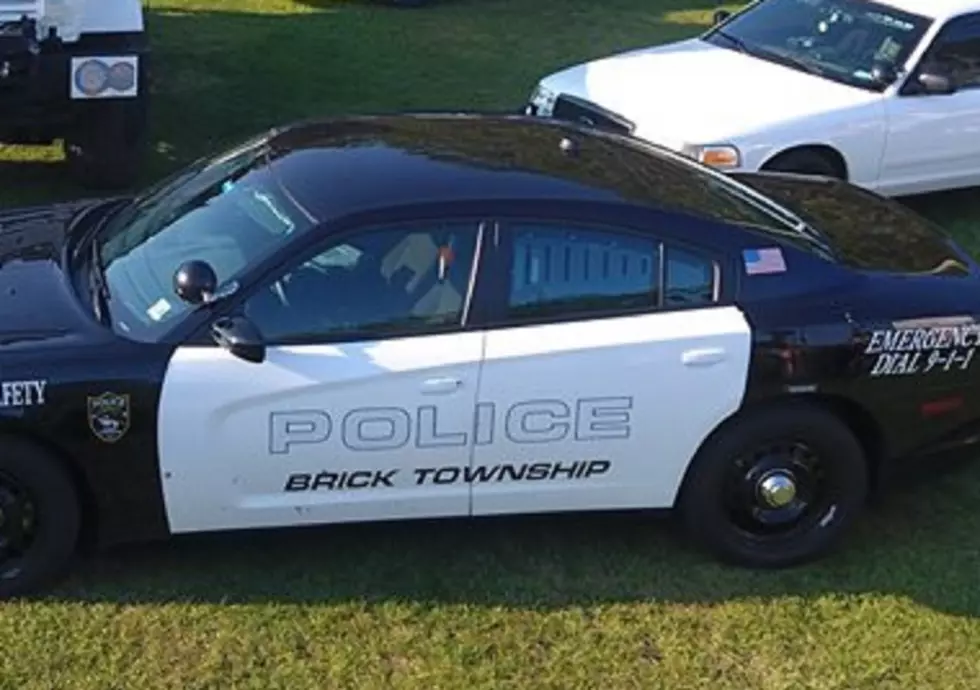 Brick police vehicle