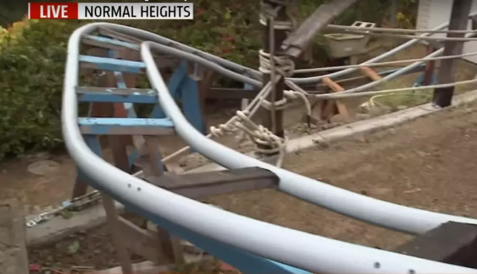 This backyard roller coaster would never, ever, ever be allowed in NJ