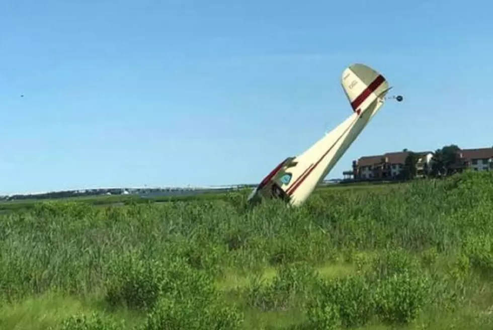 Small plane overshoots Ocean City runway, goes into marsh