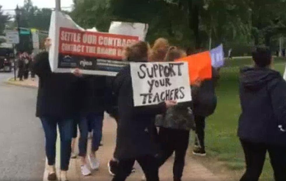Teachers walk off job — NJ school closes for strike