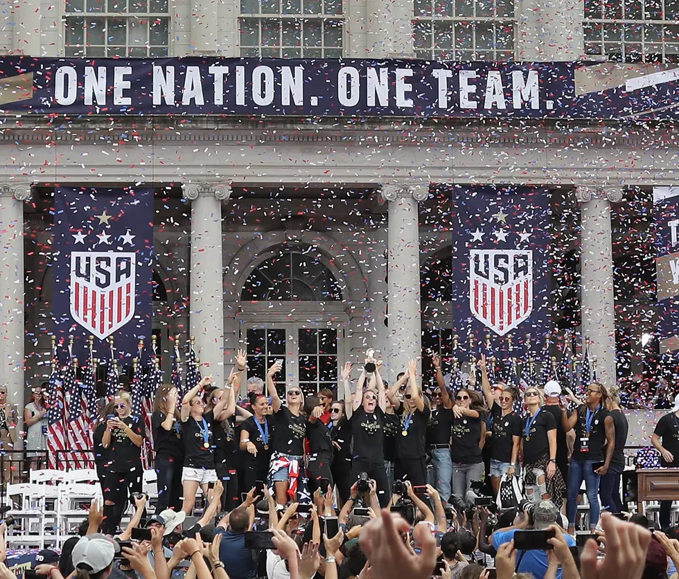 The U.S. Women's National Soccer Team Victory Parade and City Hall Ceremony