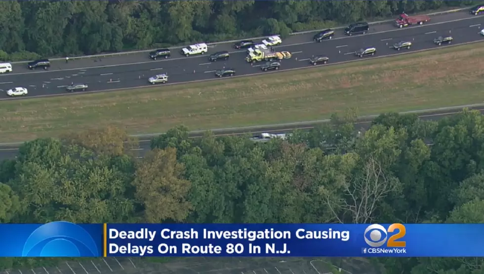 Fatal Route 80 crash investigation causes long delays