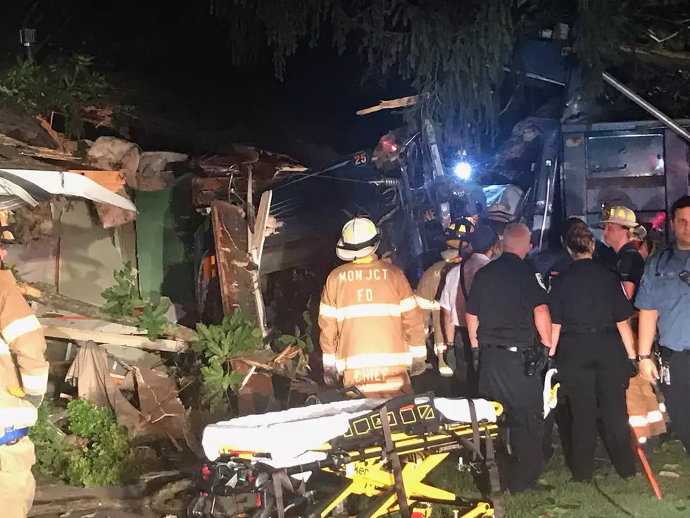 Whoa: Dump truck plows into South Brunswick house, 2 were inside