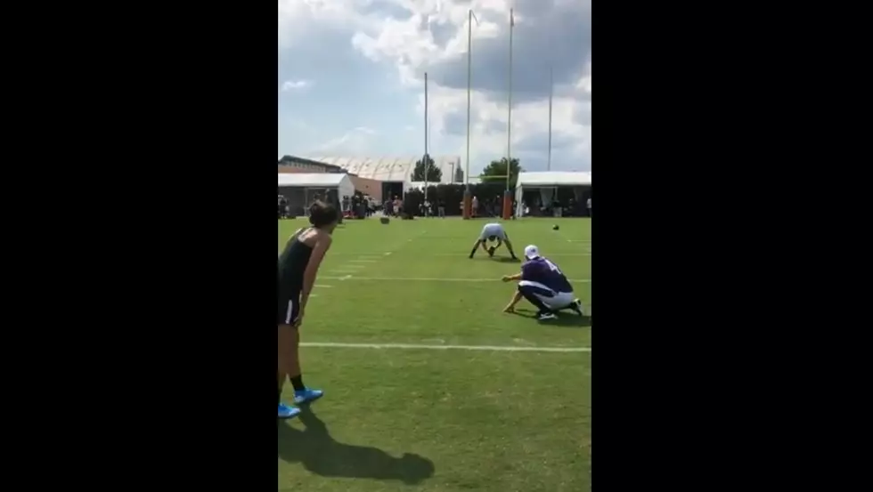 Watch NJ&#8217;s Carli Lloyd nail a 55-yard field goal at Eagles practice