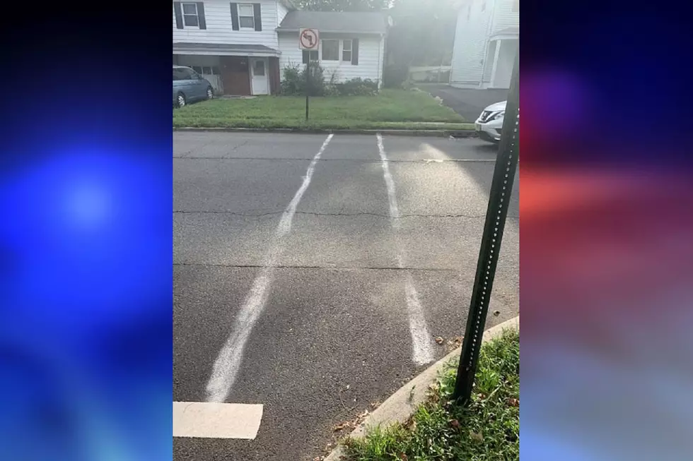 Who made their own crosswalk on Union Township road?