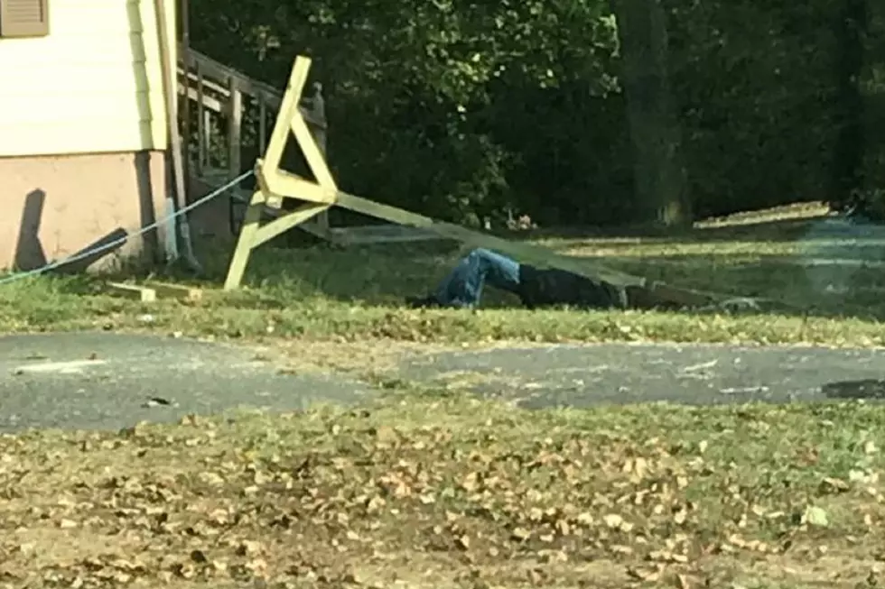 Noose display after being removed from Salem County porch