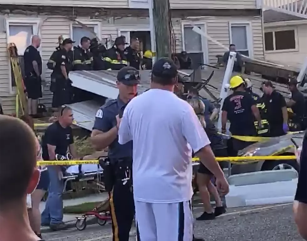 NJ deck collapse hurt more than 20;  three remain in hospital