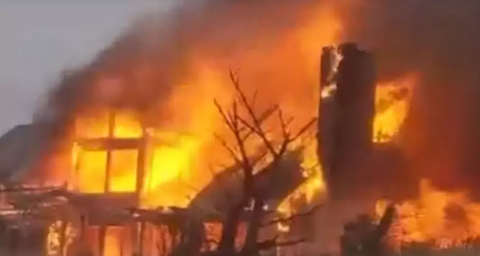 Amazing video of NJ beach home blaze