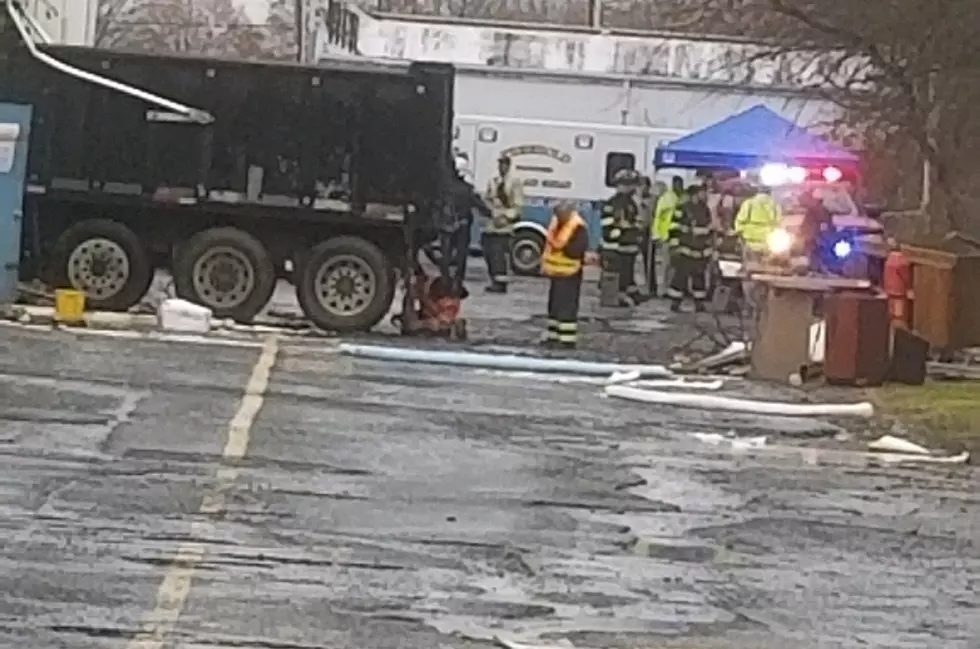 Response to a truck into a building