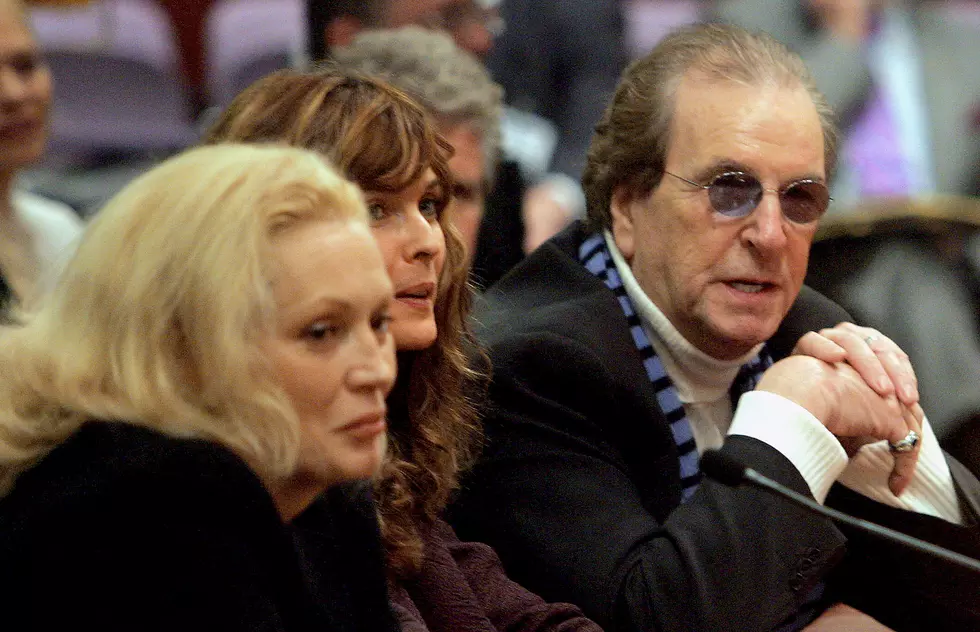 Movie actor Danny Aiello, right, makes a point as he testifies before the state legislature's Commerce Committee at the Legislative Office Building in Hartford, Conn., Tuesday, March 14, 2006. Aiello, Carol Alt, Ron Perlman and Cathy Moriarty-Gentile were speaking in favor of creation of a favorable tax climate for film production in Connecticut. (AP Photo/Bob Child)