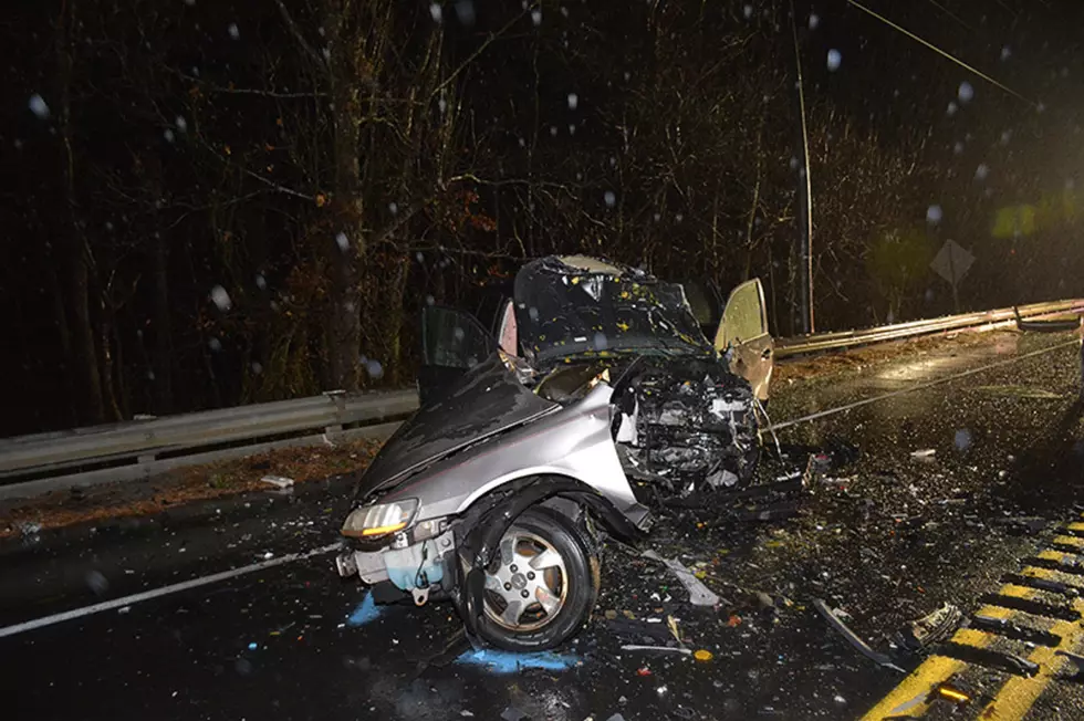 Man killed, car torn apart in Route 70 head-on crash