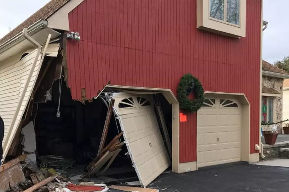 Who slammed into a Freehold home&#8217;s garage and took off?