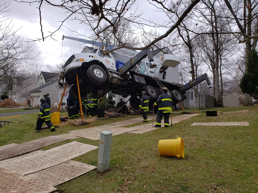 Tree-removal crane falls onto house in Hamilton