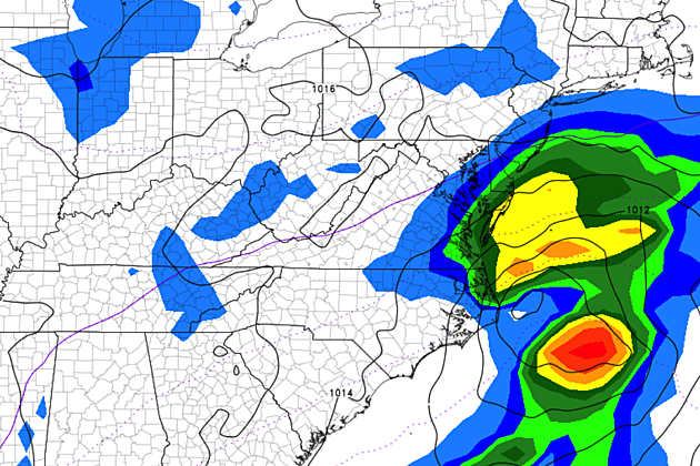 Weekend storm system looks like a glancing blow for NJ &#8211; some rain, maybe snow