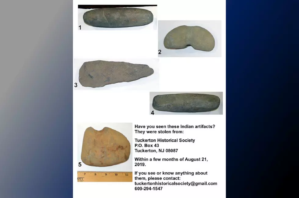 Artifacts stolen from the Tuckerton Historical Society