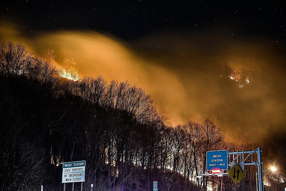 Mt. Tammany on fire — 70 acres burn along Delaware Water Gap