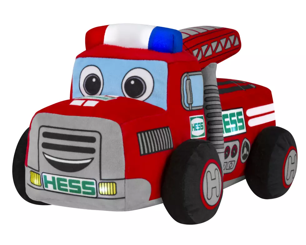 Hess making plush toy truck for little kids
