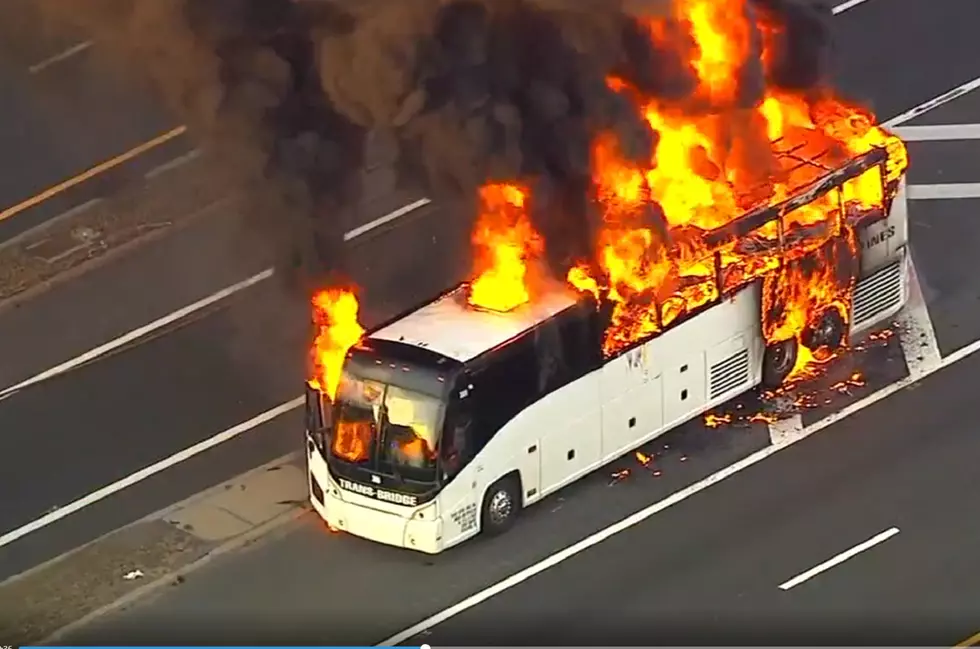 Commuter bus fire closes part of Route 78 Thursday