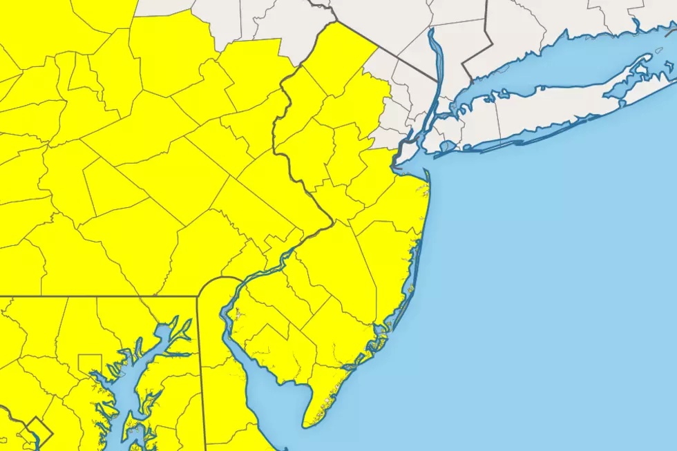 Update: Tornado Watch issued for most of NJ until 6 p.m. Monday