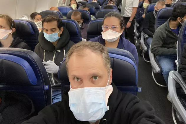 So much for social distancing: Doc&#8217;s United flight nearly full