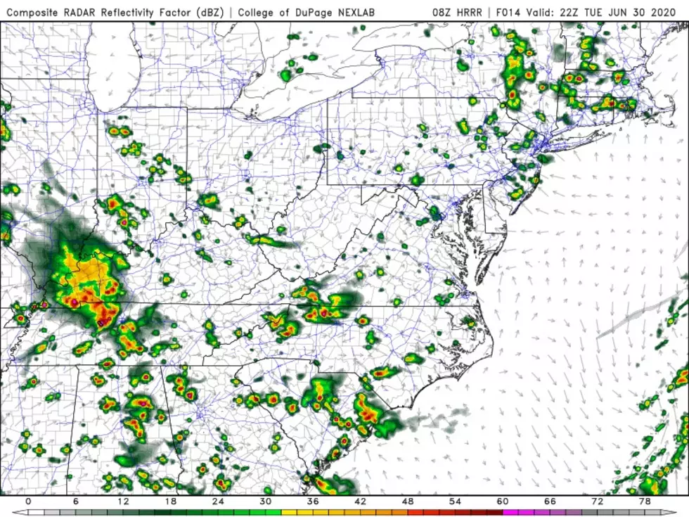 Tuesday NJ weather: Two days of unsettled weather, scattered storms