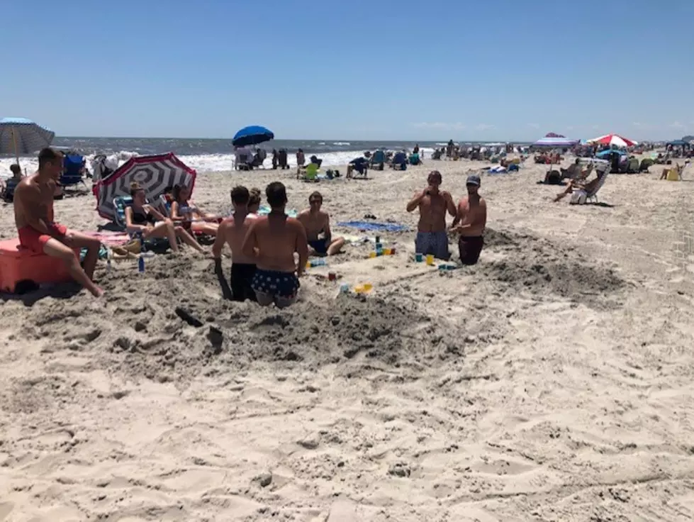 New Jersey beachgoers get creative with their day drinking