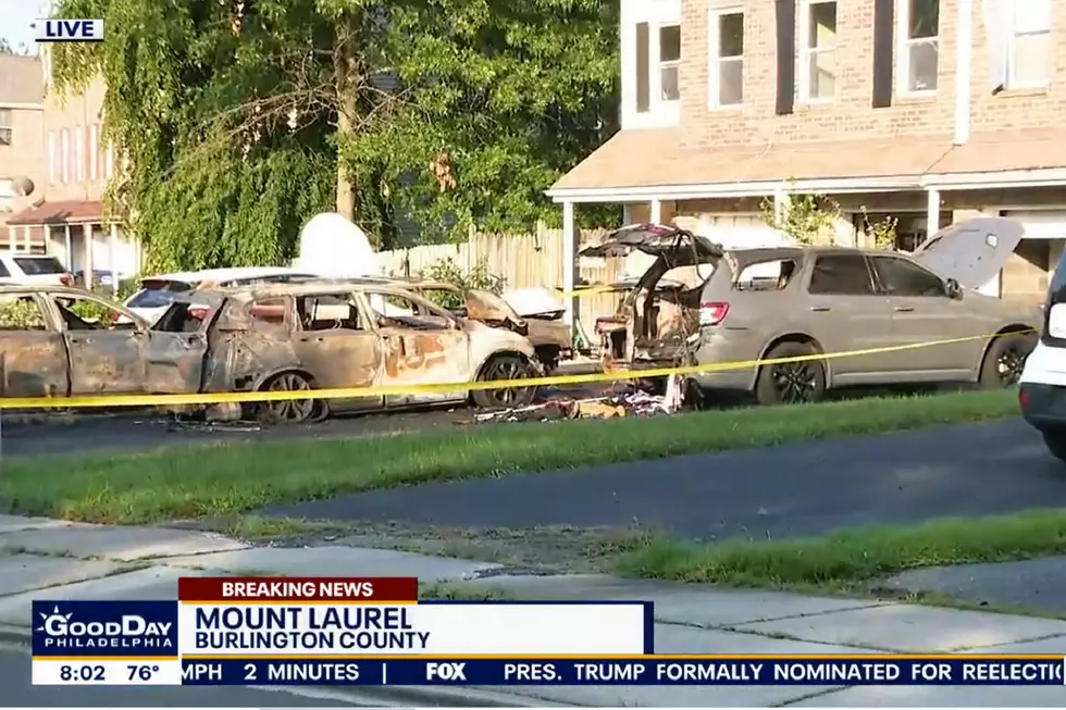 6 SUVs burn overnight in Mount Laurel driveway