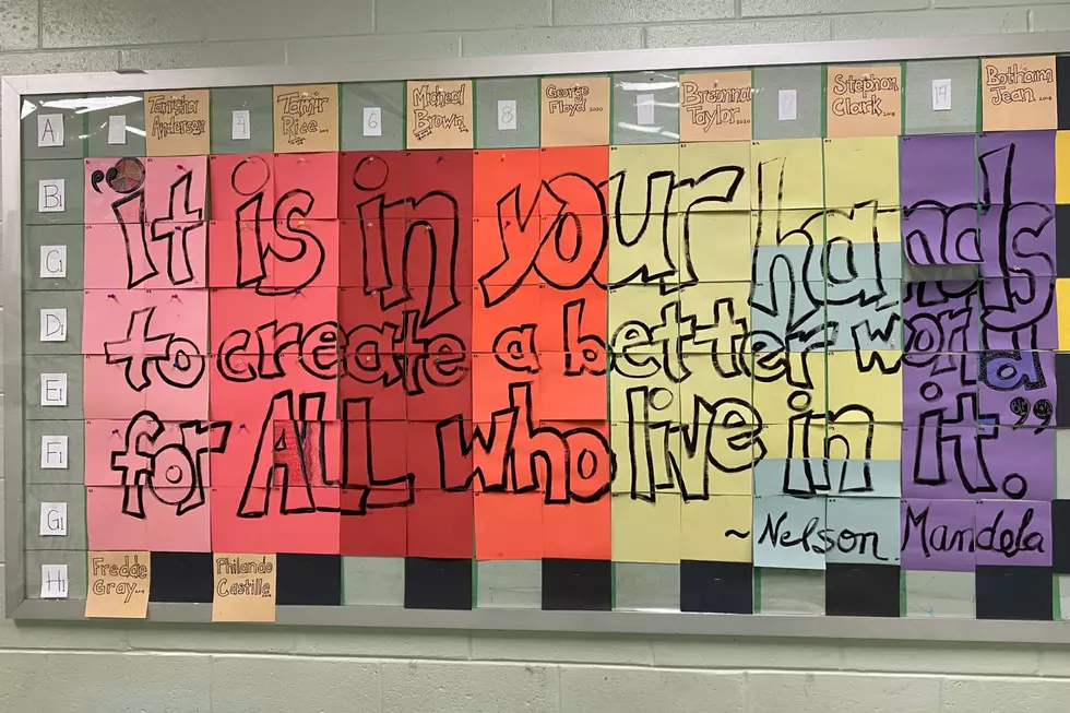 Estell Manor School Takes Down BLM Art Bulletin Board