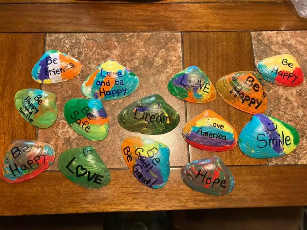 Kids in Wildwood spread happiness with painted seashells