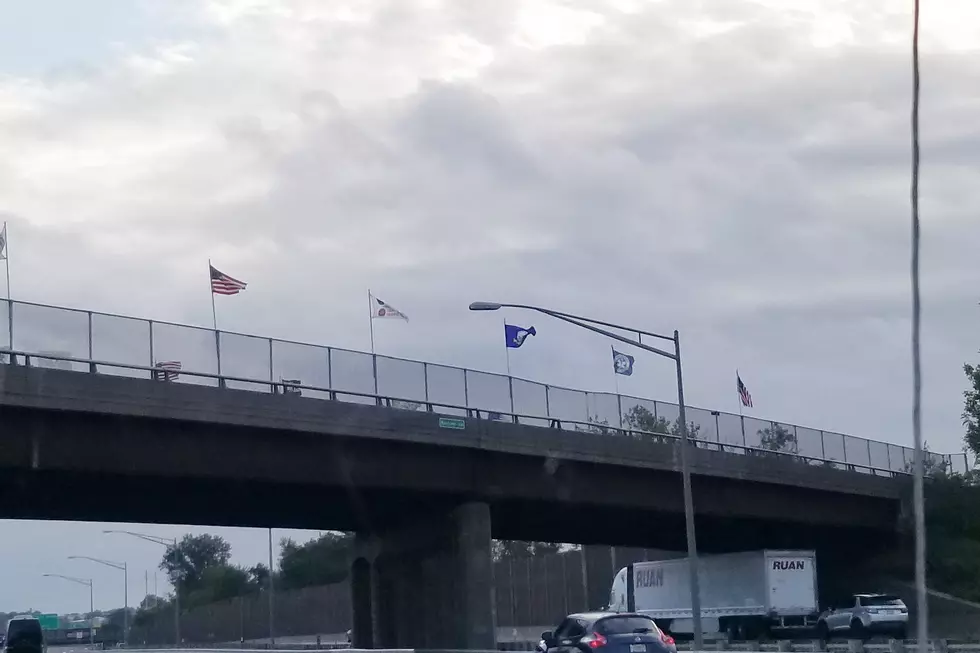 American flags can fly on Turnpike overpasses — but only 2 at a time