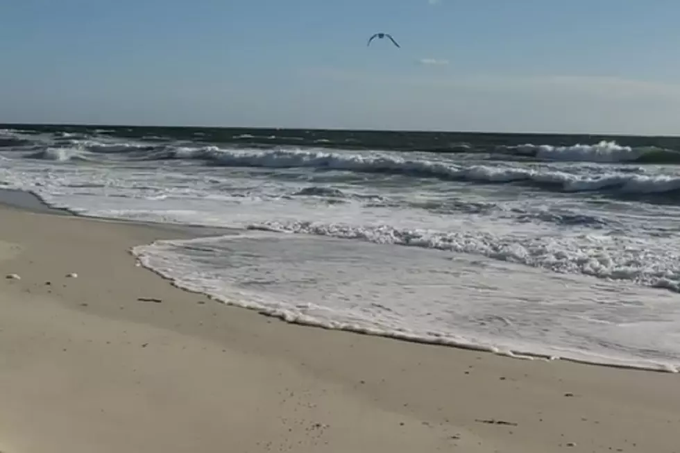 Storm Makes Historical Landmark Visible On Cape May, NJ Beach Visible